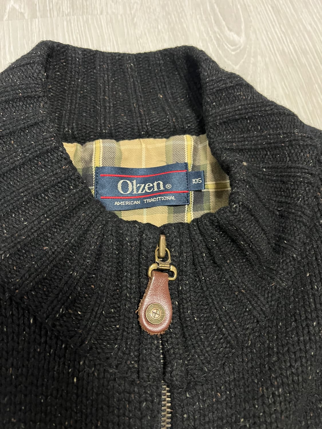 올젠 빈티지 니트점퍼 105-110 상품이미지2