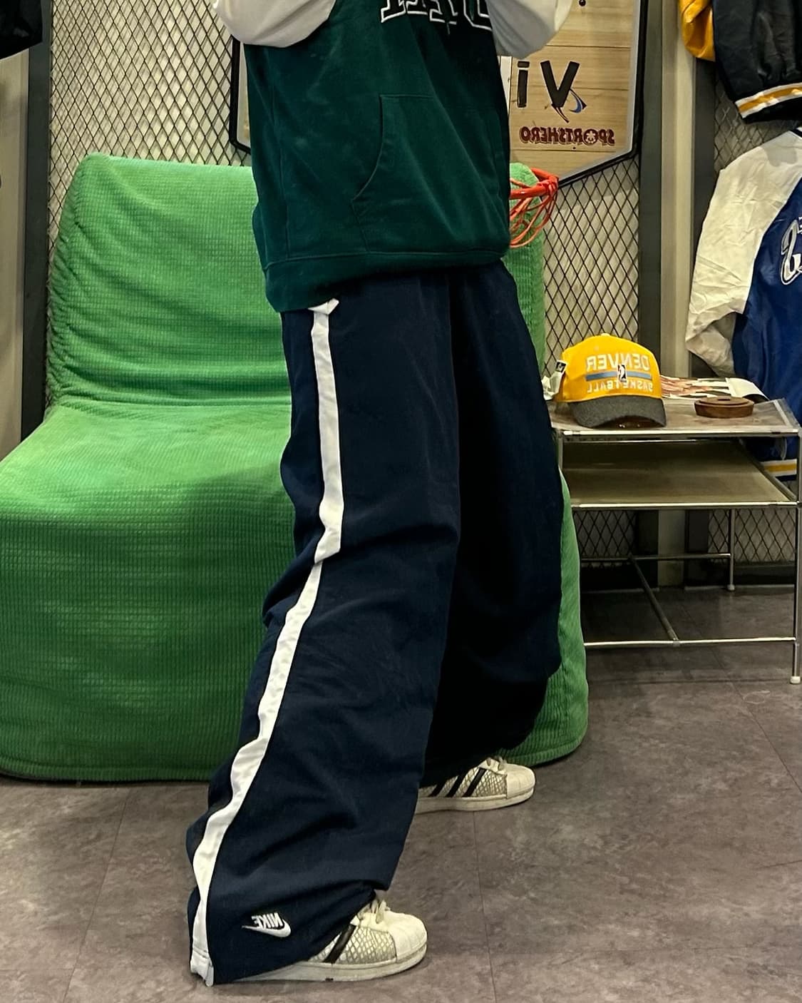 Nike navy under logo track pts 상품이미지2