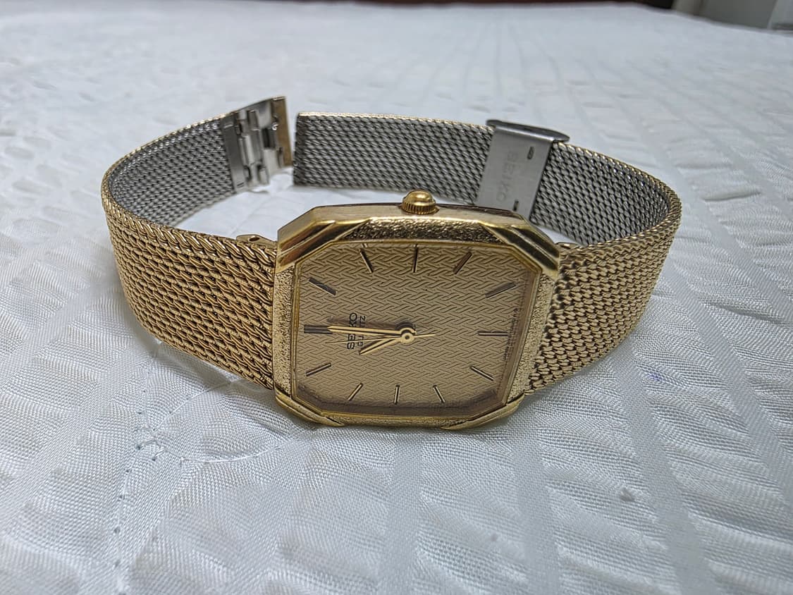 세이코 80년대 빈티지 금장 메탈 쿼츠 시계 SEIKO 상품이미지5