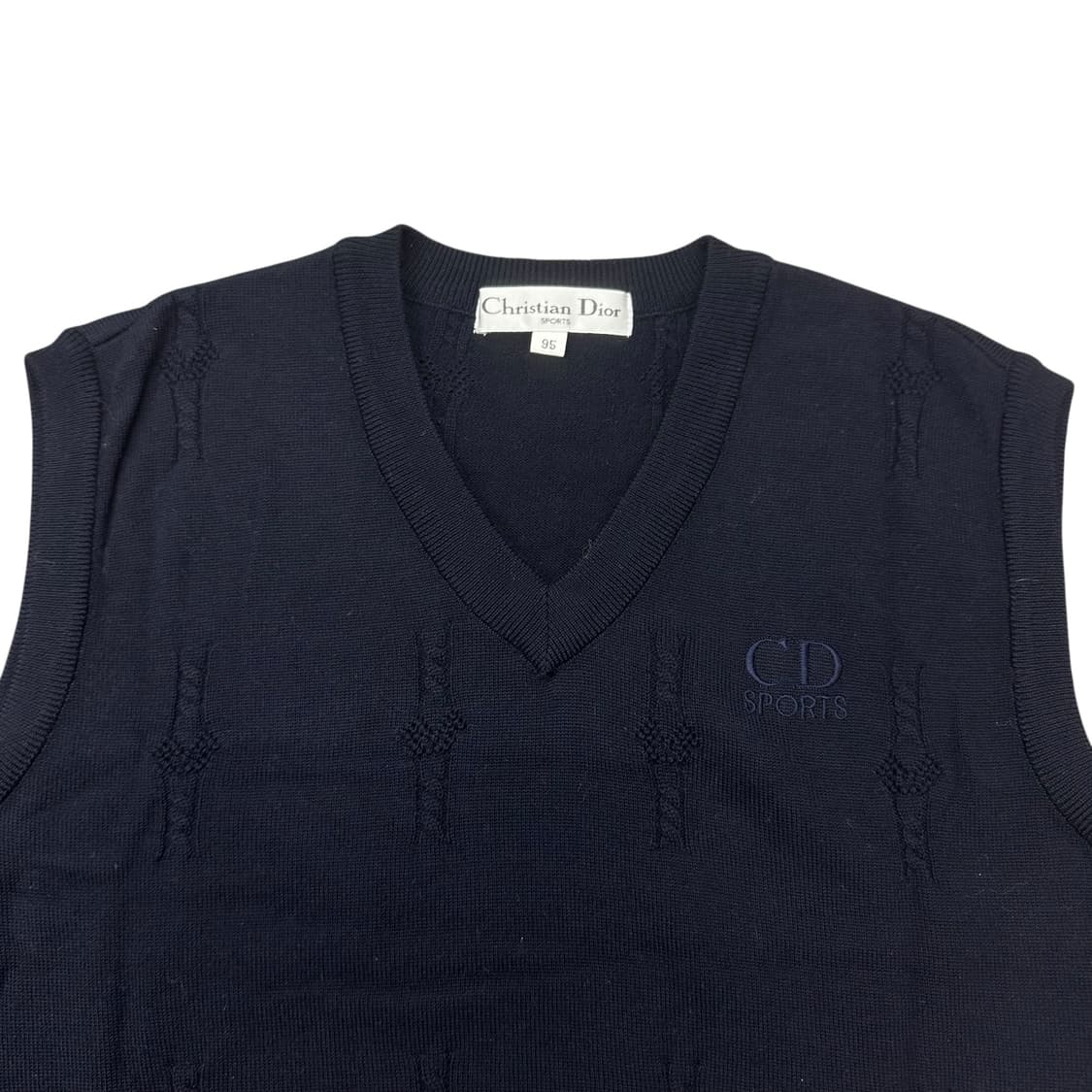 크리스챤디올 빈티지 니트 조끼 상품이미지2