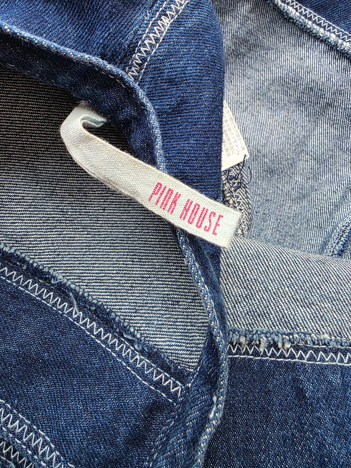 핑크하우스 데님 롱 스커트 상품이미지4