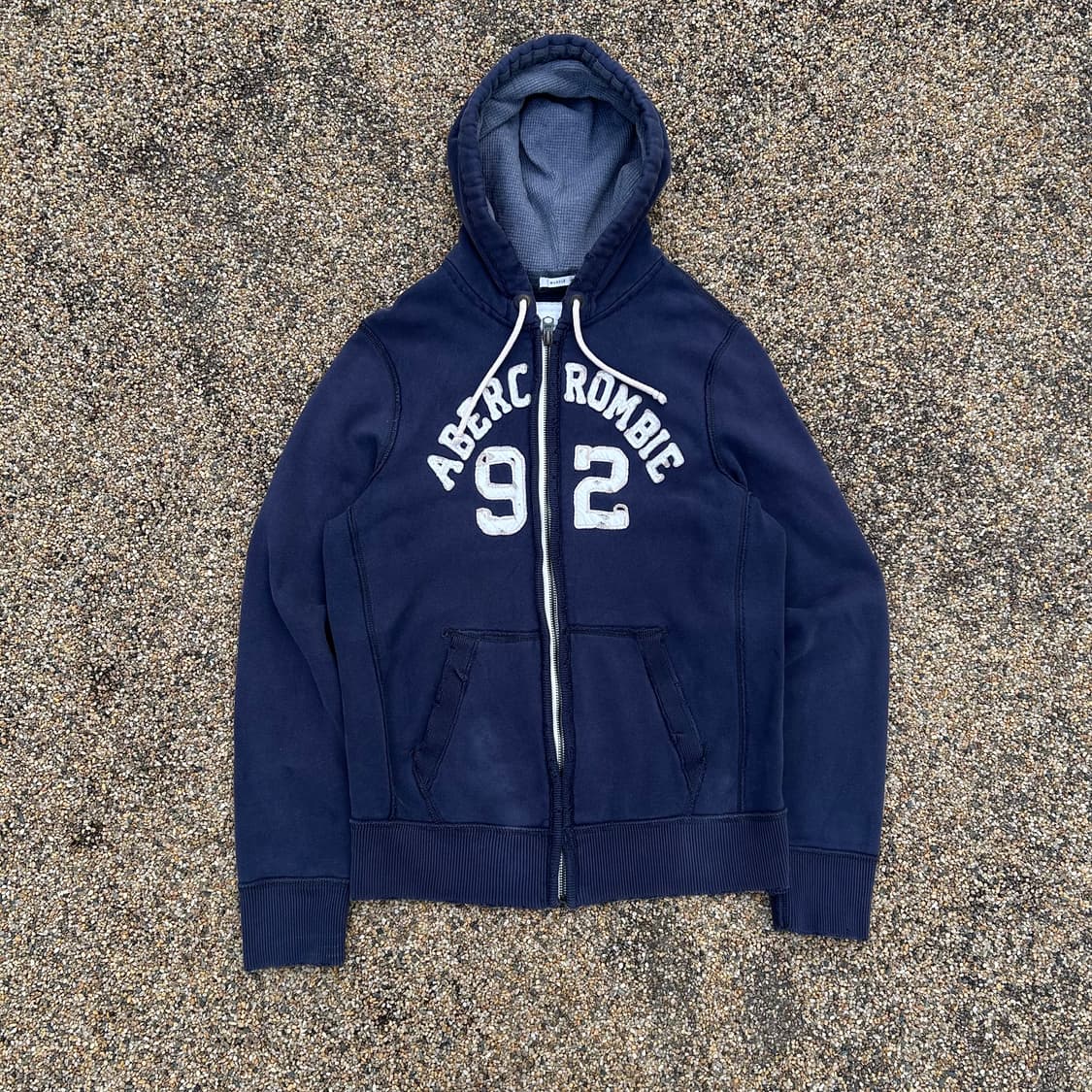 아베크롬비(Abercrombie) 네이비 Y2K 후드집업 상품이미지1