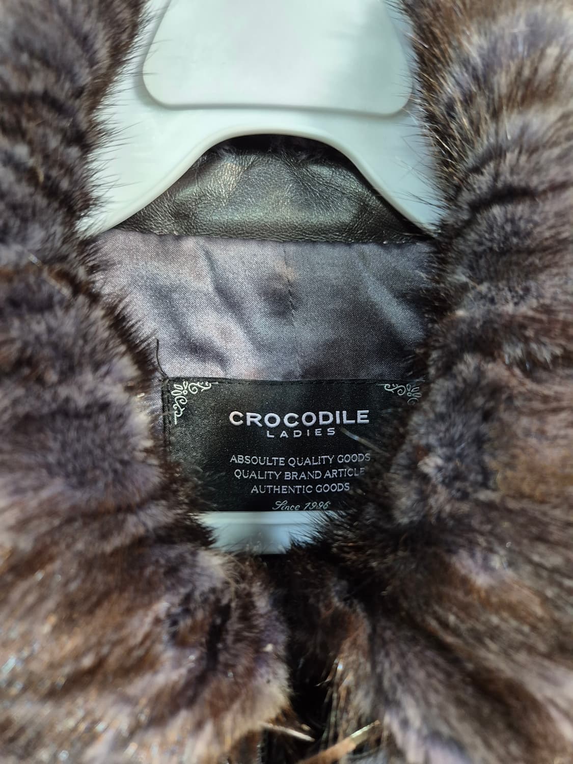 밍크 가죽배색 점퍼 S 상품이미지3