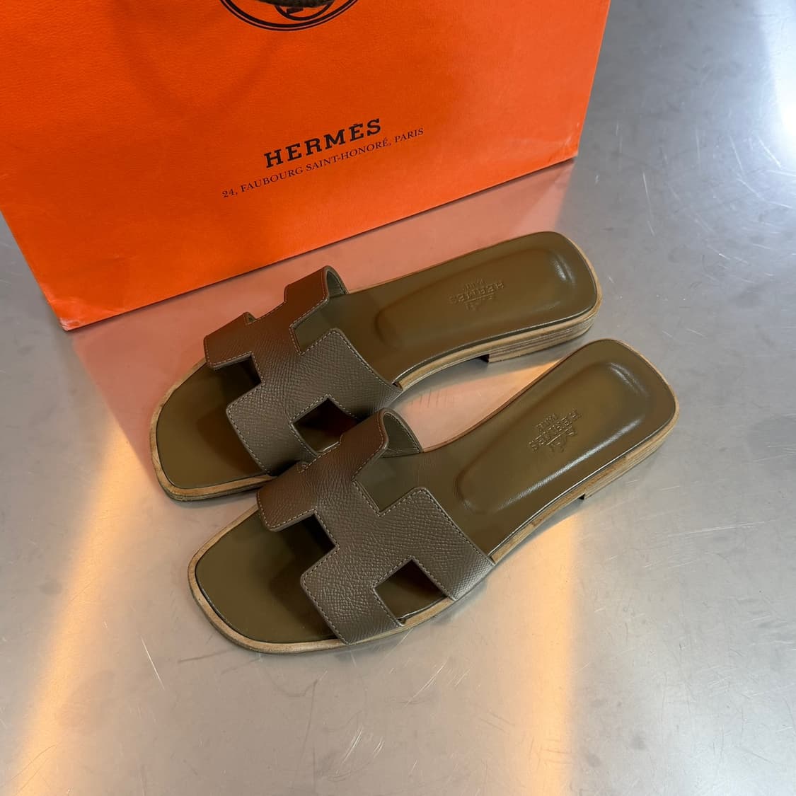 [리오브] 에르메스 오란 샌들 슬리퍼 상품이미지2