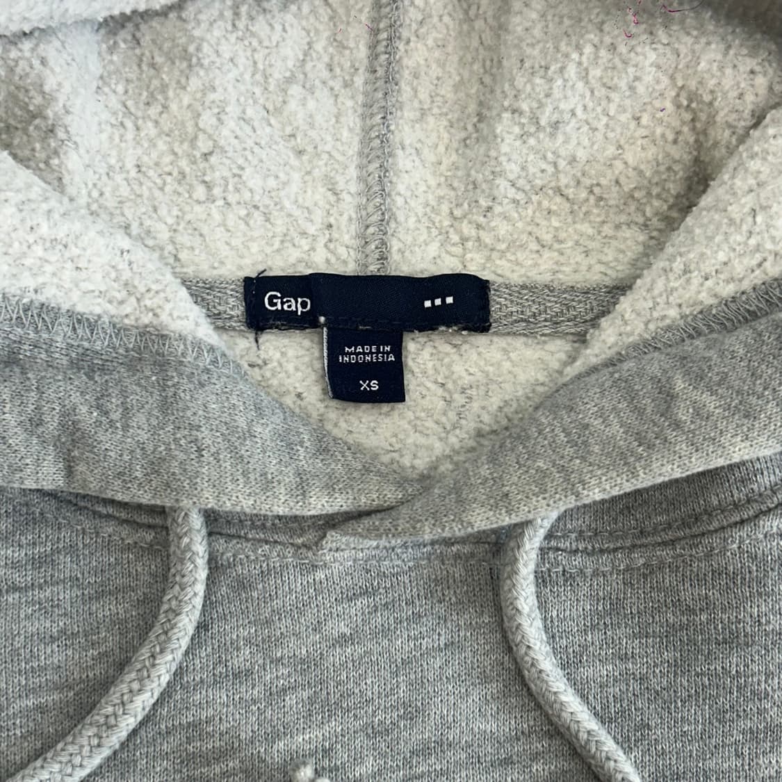 GAP 갭 네이비로고 그레이 후드티  상품이미지5