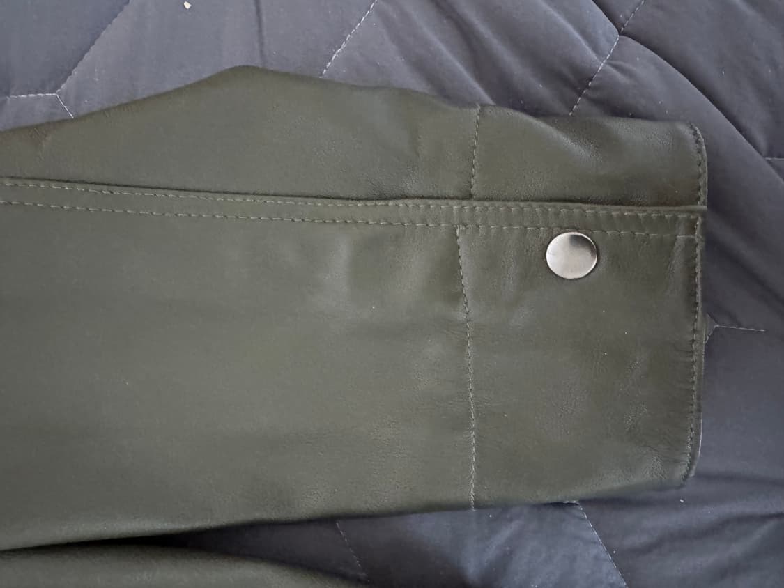 자라 포켓 레더 점퍼 가죽 자켓 L-XL  상품이미지6