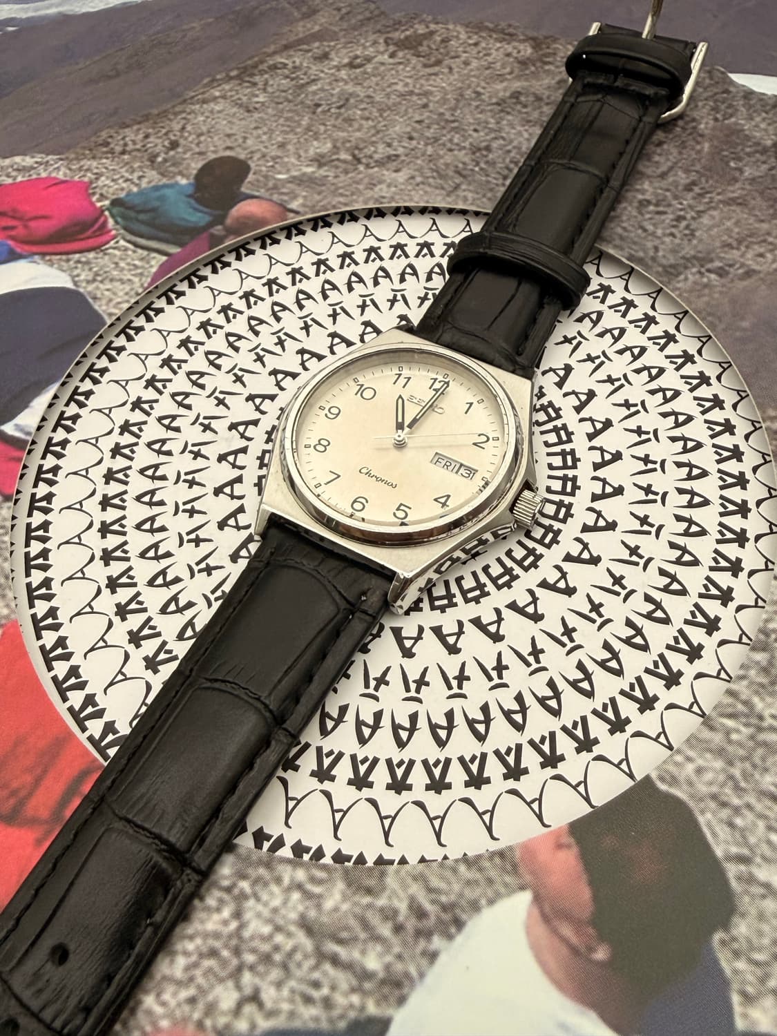 SEIKO 80s 빈티지 가죽 시계 상품이미지5