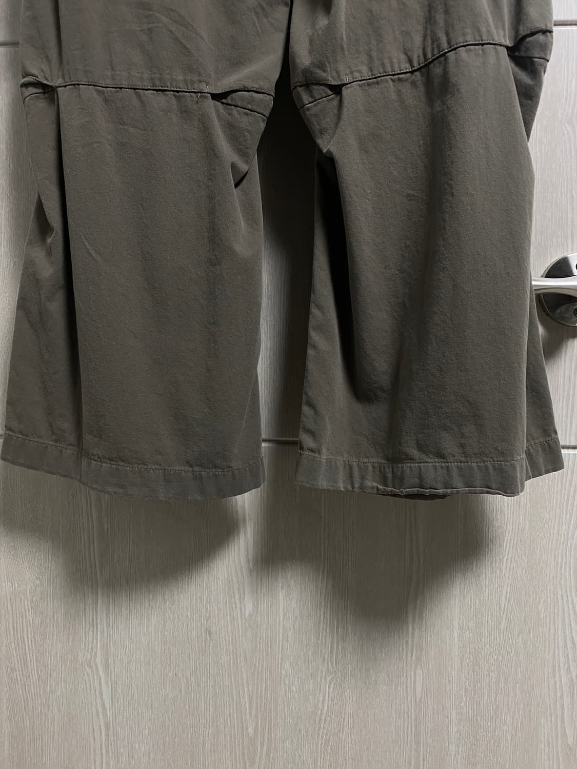 폴리테루 벨티드 카고 팬츠 올리브 그레이 상품이미지4