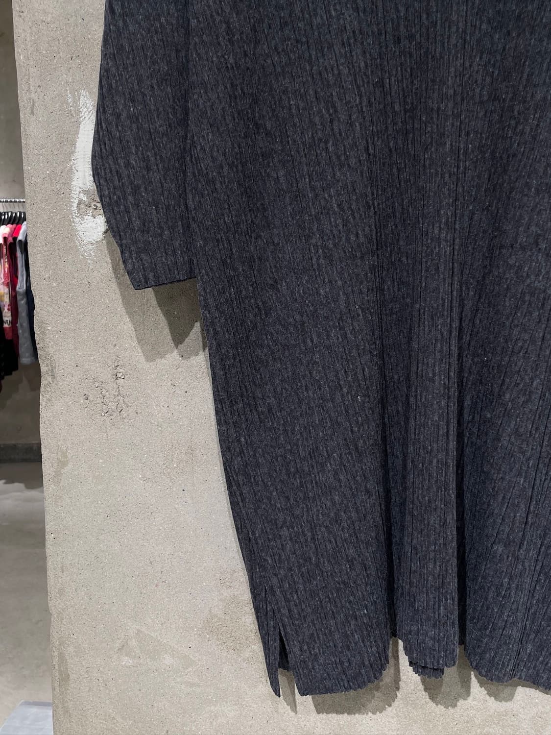 플리츠 플리즈 차콜 탑 원피스 상품이미지4