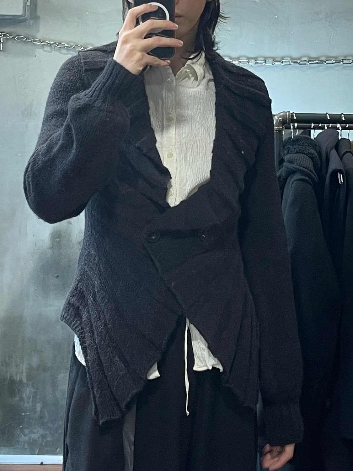 90s 알렉산더 맥퀸 러플 가디건 상품이미지3