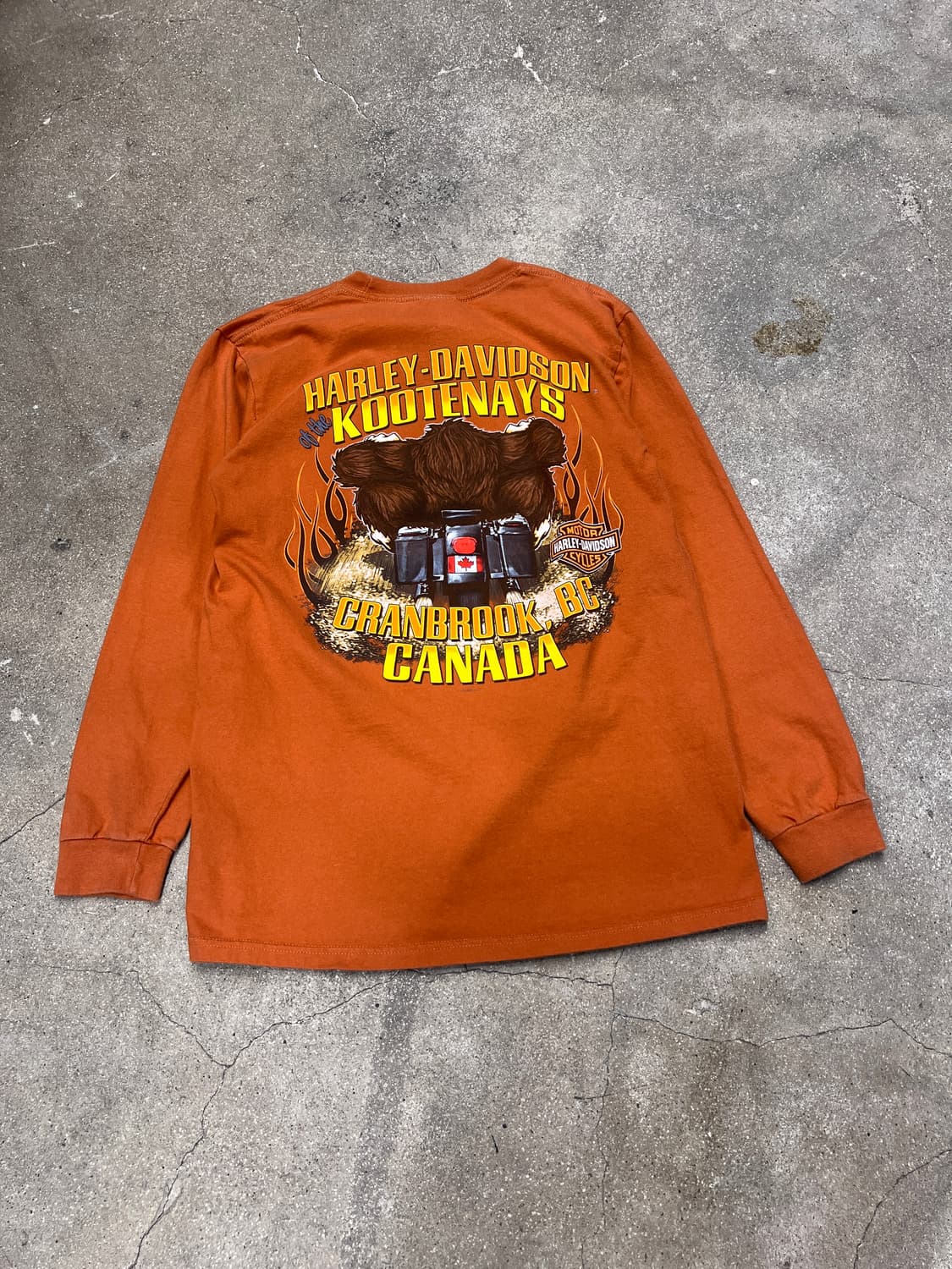 00‘s 할리데이비슨 코테네이즈 롱 슬리브 티 상품이미지3