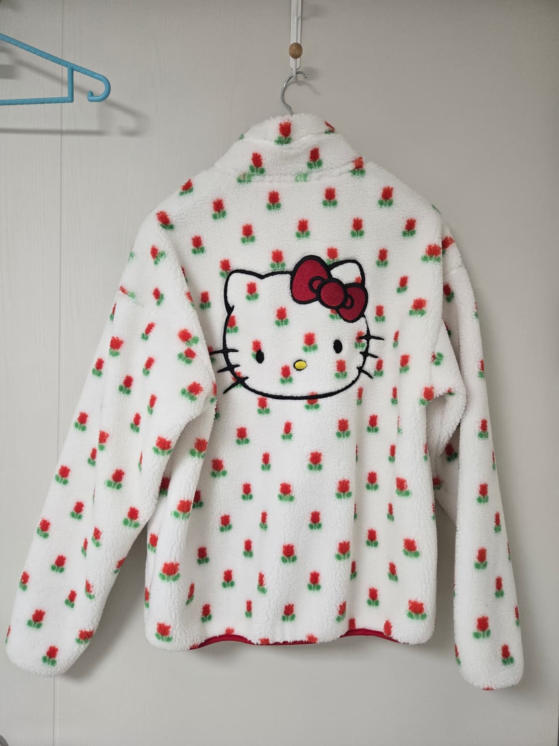 스파오 x 산리오 캐릭터즈 덤블 플리스 화이트 S 상품이미지2