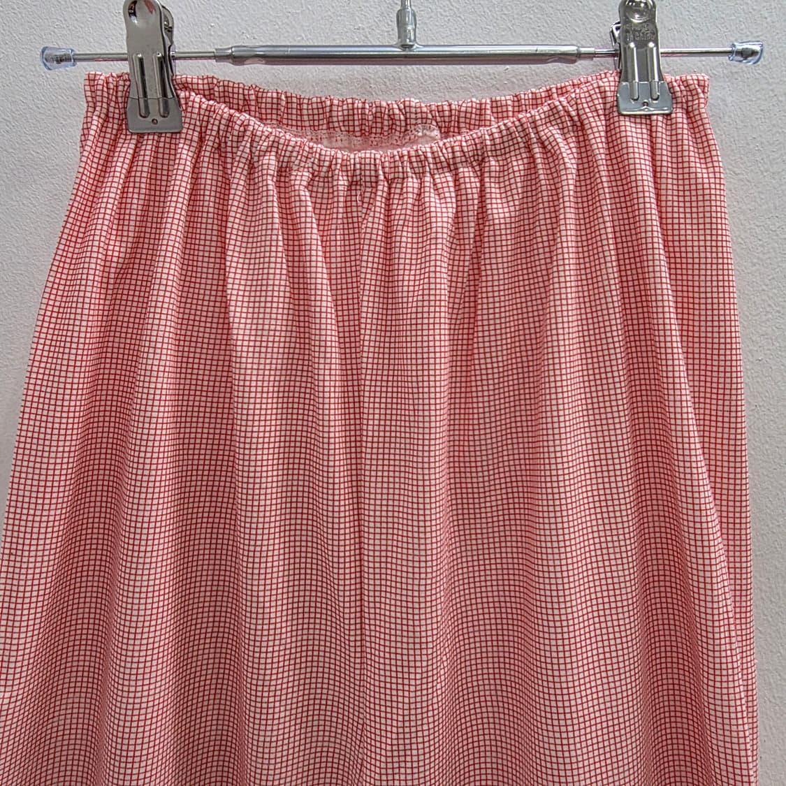 Cherry Charm 레드 체크 파자마 잠옷 세트 상품이미지10