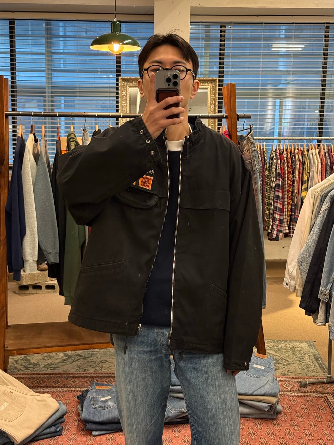 XL) PERSON’S FOR MEN Cotton Work Jacket 상품이미지2