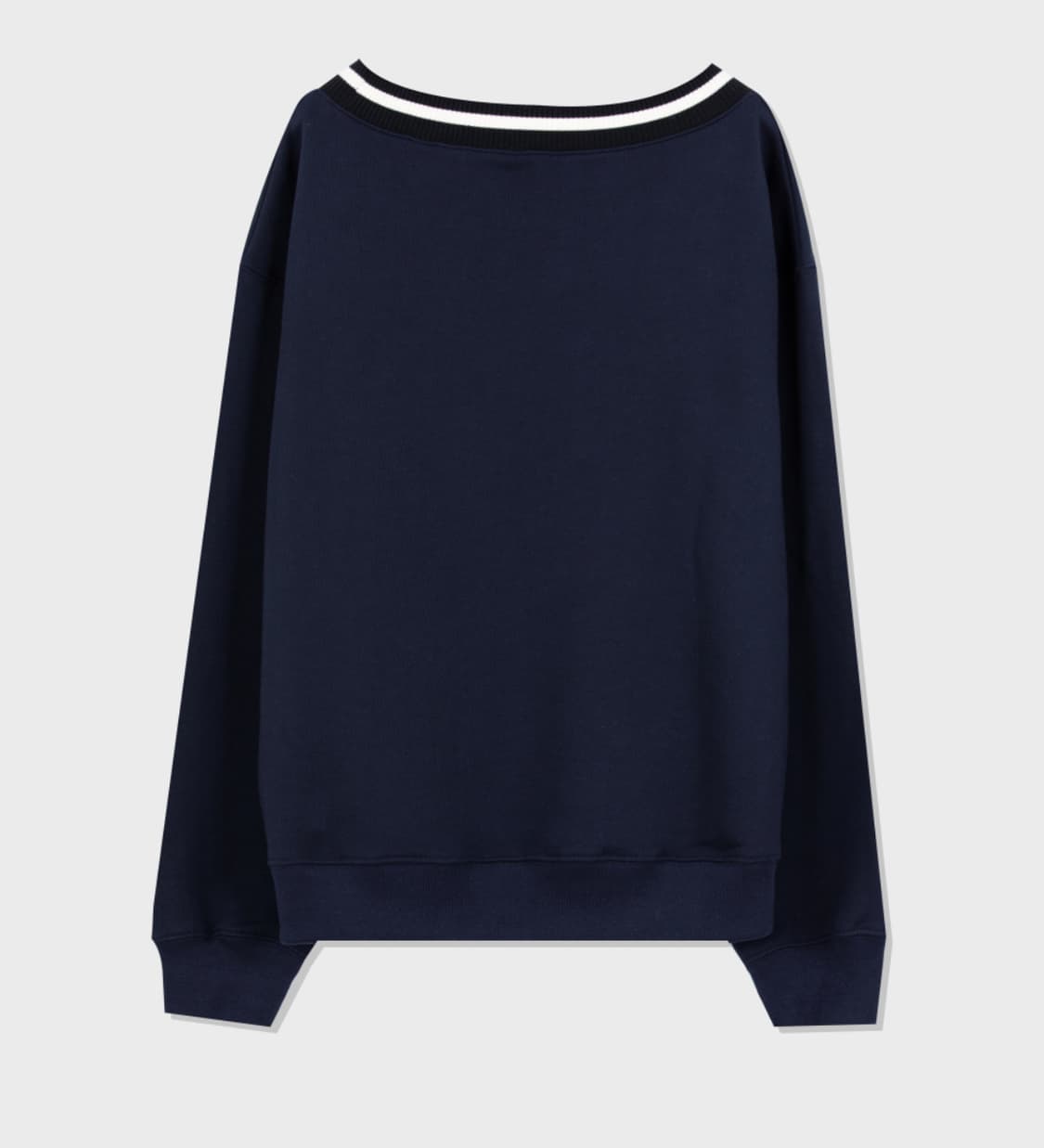 디망쉬 SPORTY OVERSIZE SWEATSHIRT (NAVY) 상품이미지2