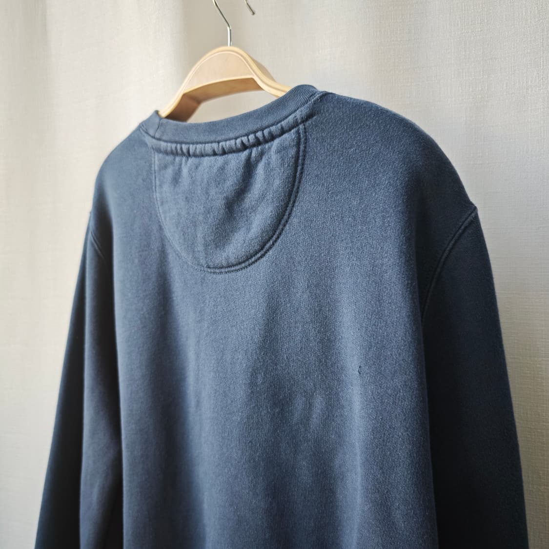 버버리 자수 로고 기모 클래식 맨투맨 네이비 M 상품이미지8