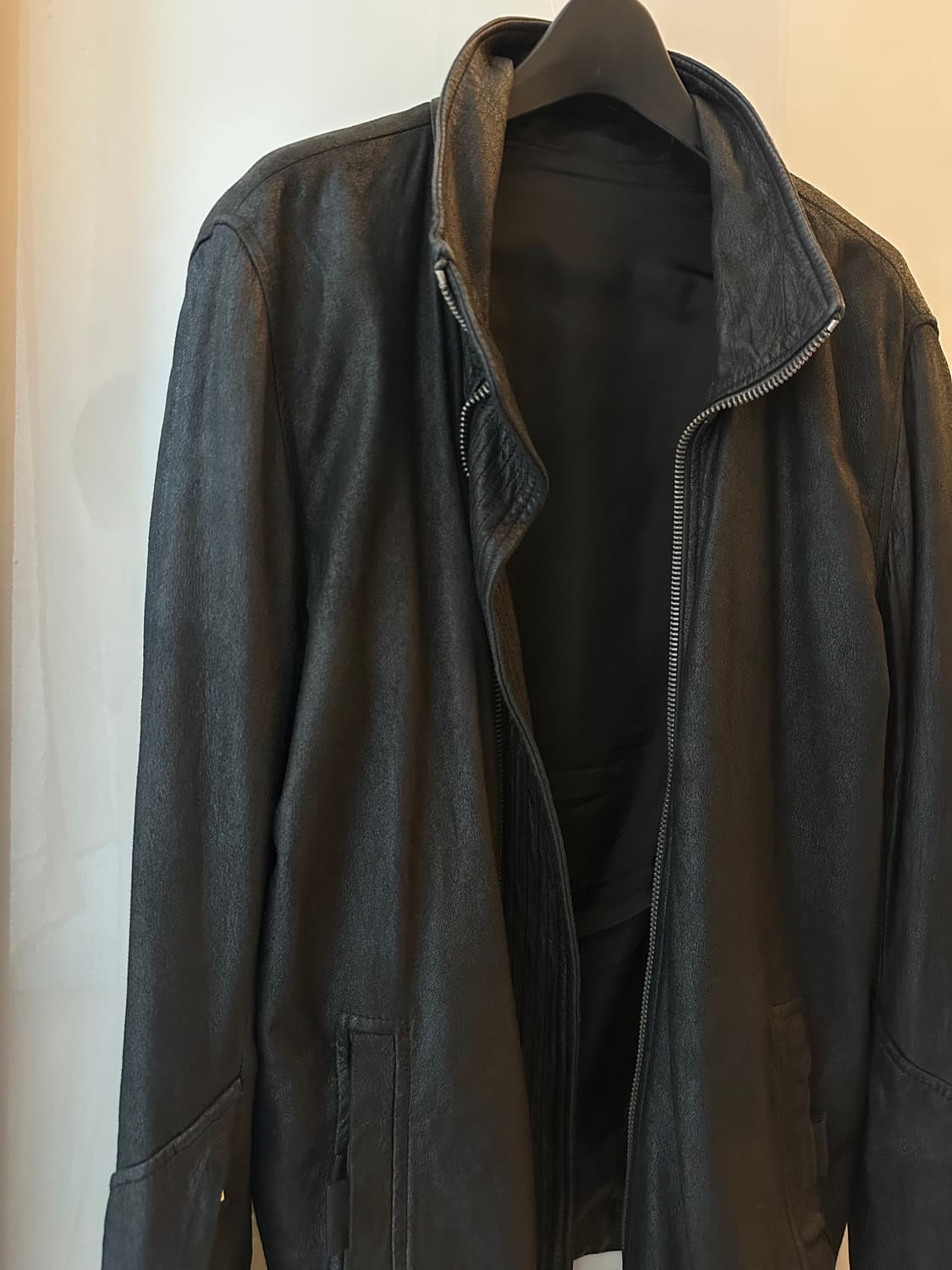 릭오웬스 09 아카이브 레더 자켓 상품이미지2