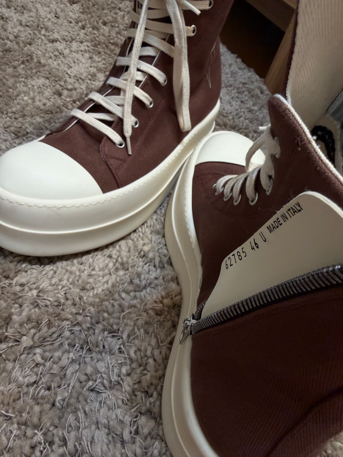 릭오웬스 메가범퍼 하이탑 스니커즈 상품이미지3