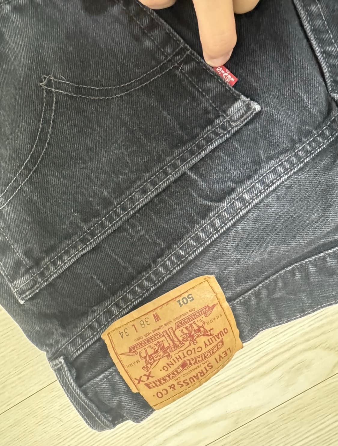 90s USA 리바이스 501 38•34 상품이미지3