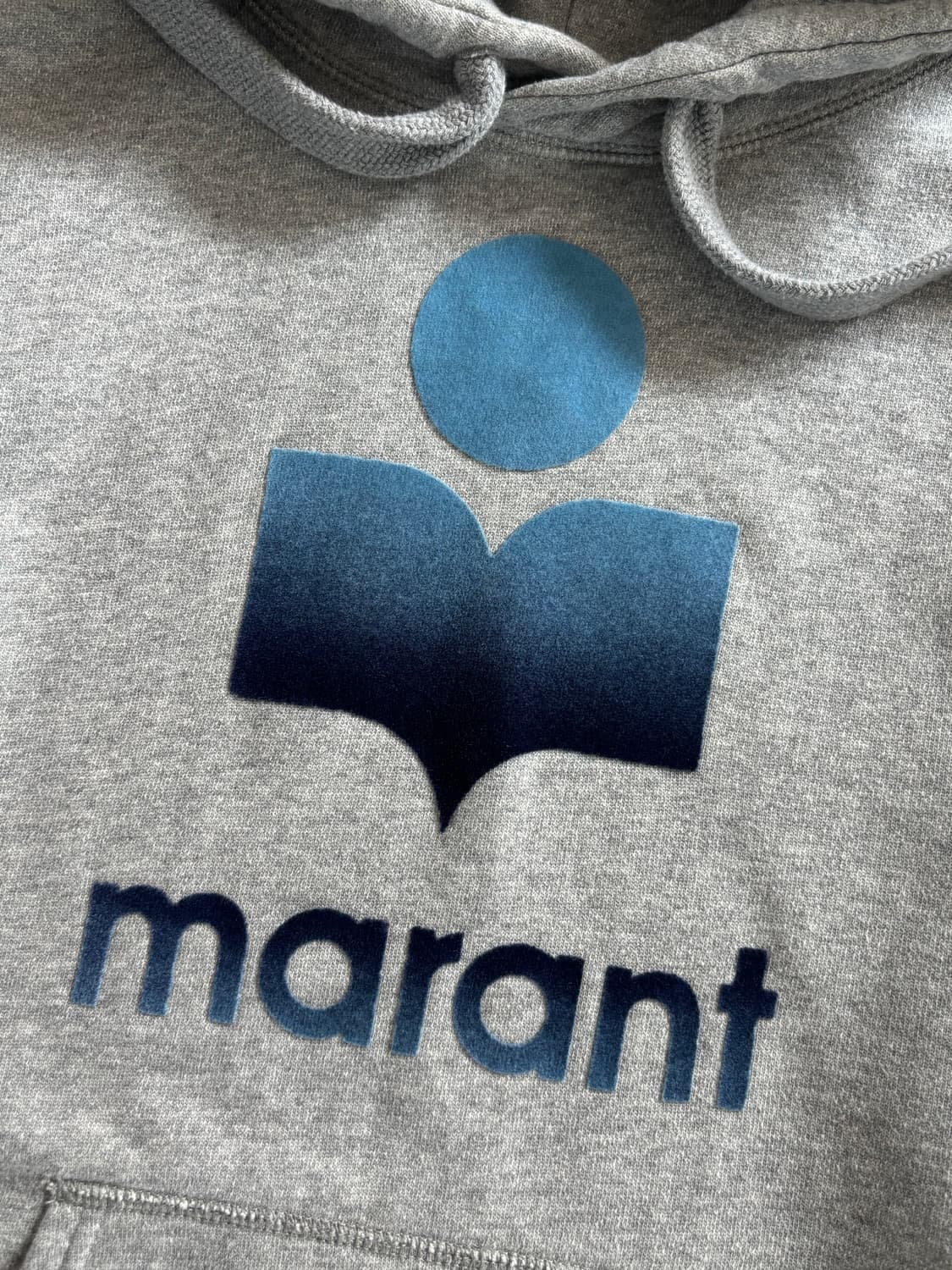 Isabel Marant 이자벨마랑 그레이 로고 후드티  상품이미지4