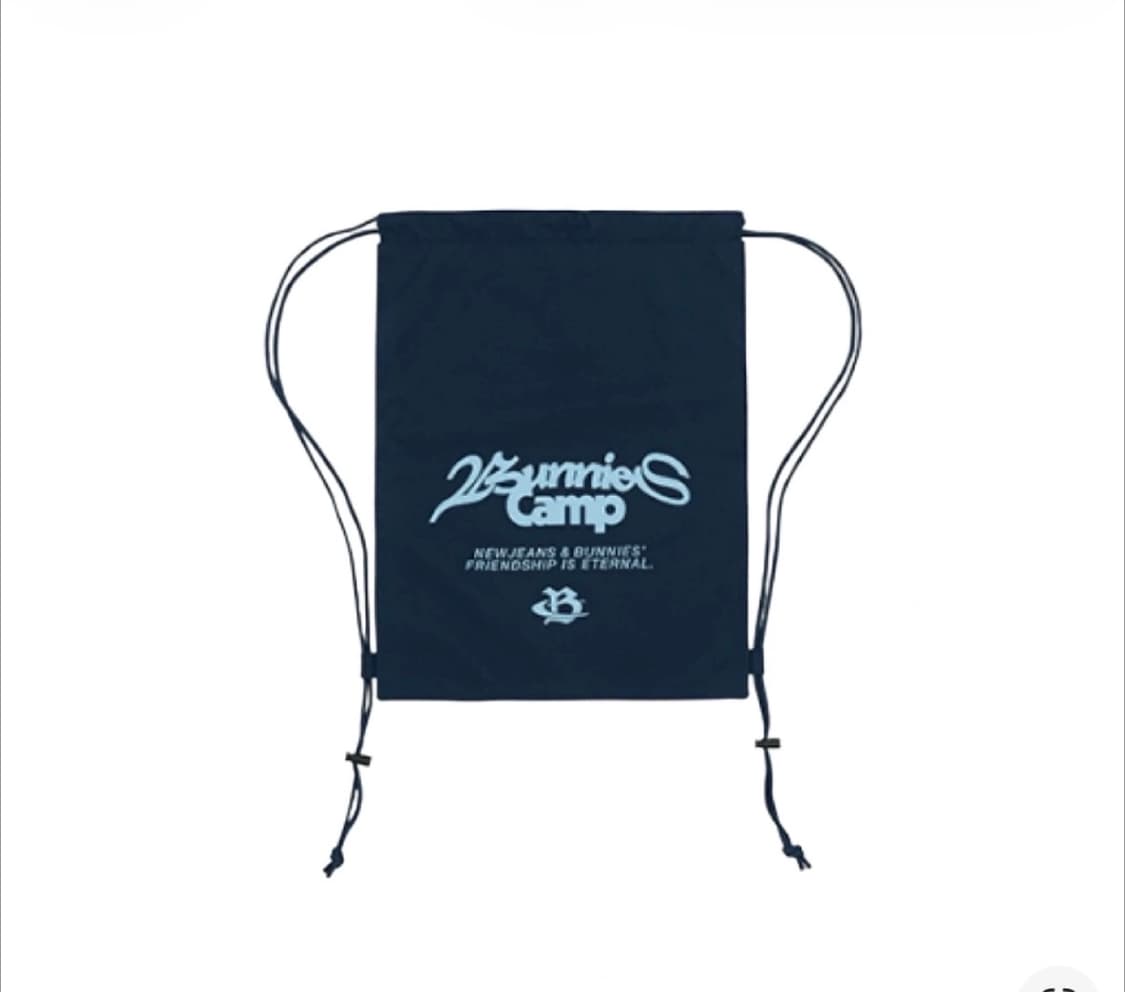 (새상품) 뉴진스 버니즈 캠프 짐색 네이비 상품이미지1
