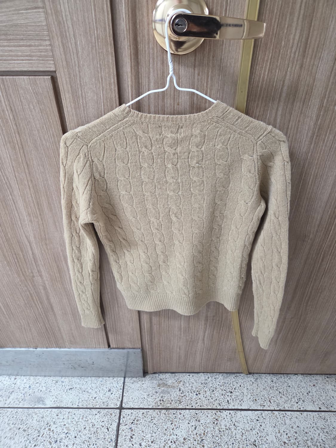 폴로 qr 꽈배기 캐시미어 니트 xs 상품이미지2