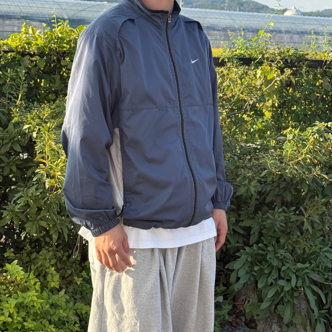 빈티지 나이키 블루 바람막이 (희귀) 상품이미지2