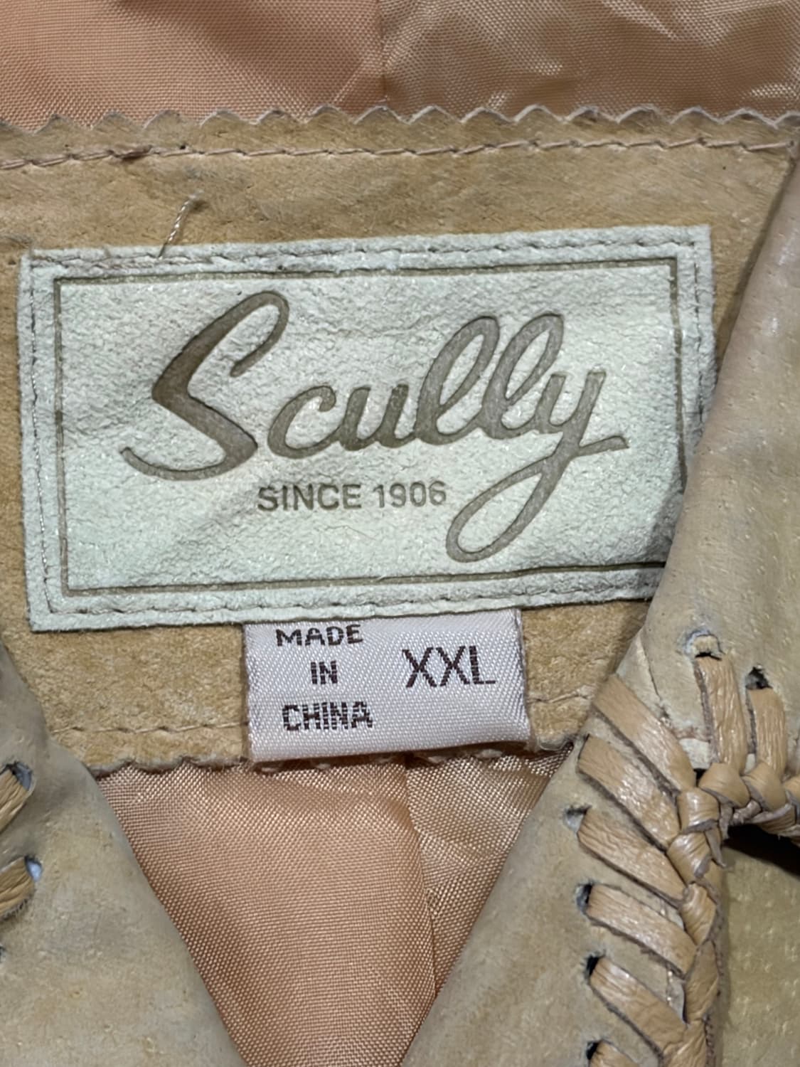 스컬리 웨스턴 프린지 크롭 레더자켓 상품이미지9