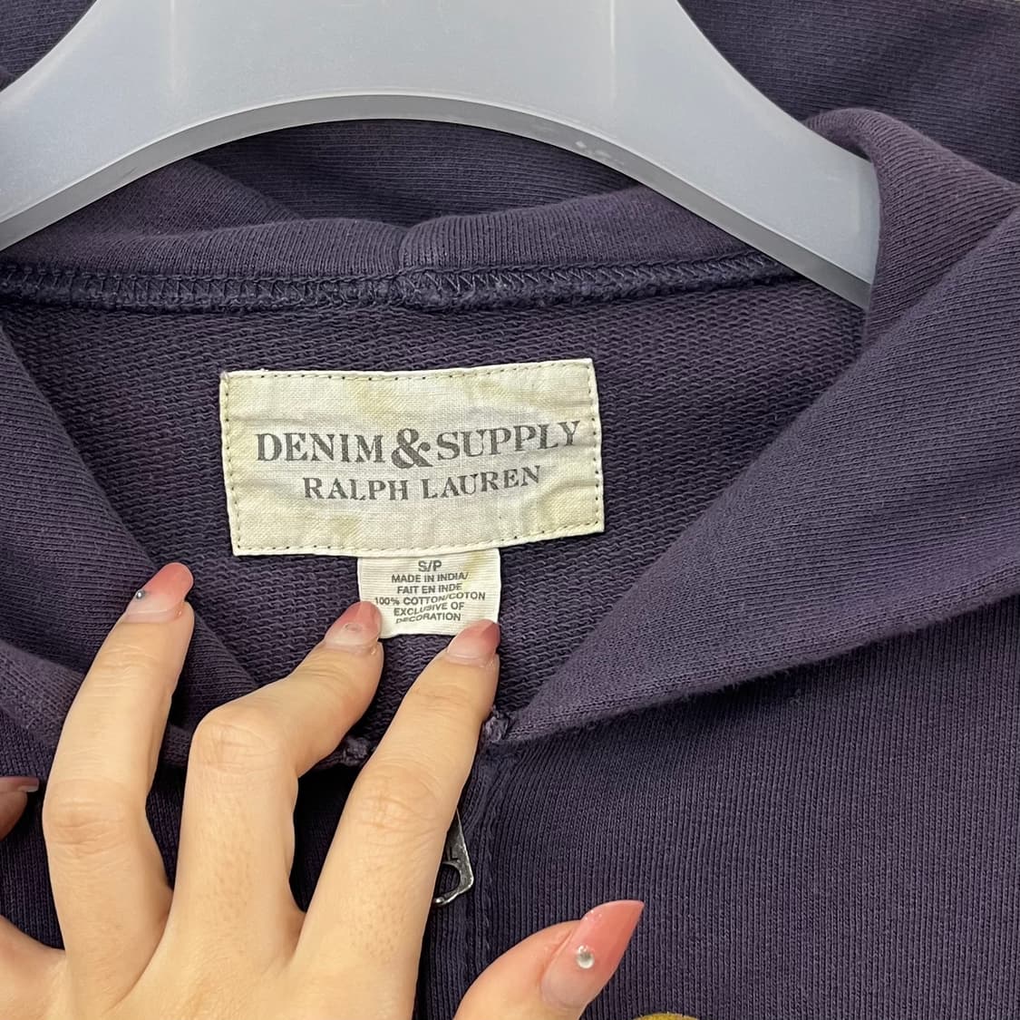 랄프로렌 데님앤서플라이 빅로고 후드집업 상품이미지6