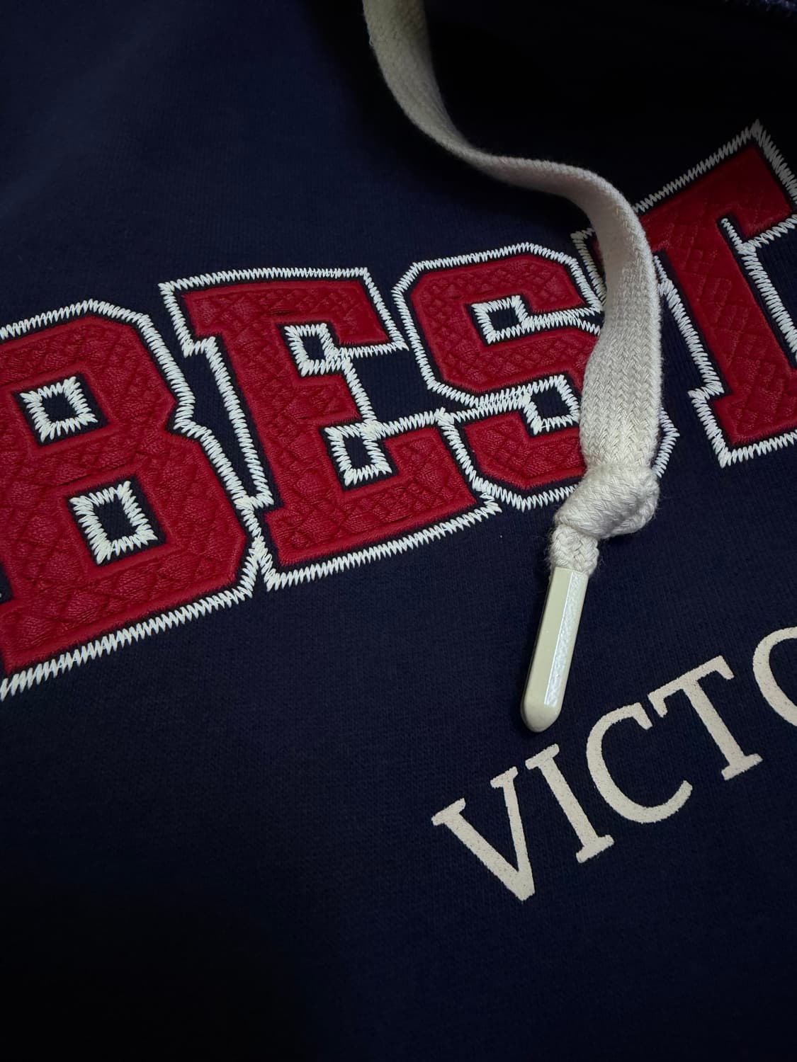 네이비 컬리지 후드집업 상품이미지7