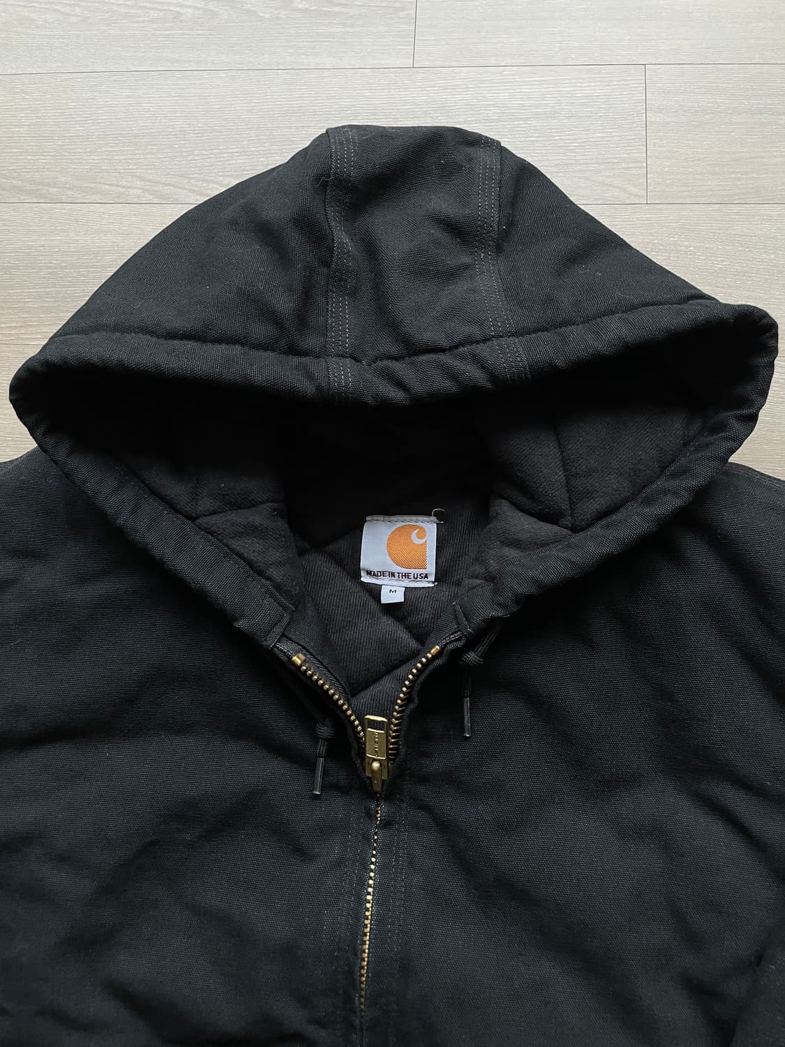 칼하트 J140 BLK 블랙 액티브 자켓 빈티지 상품이미지3