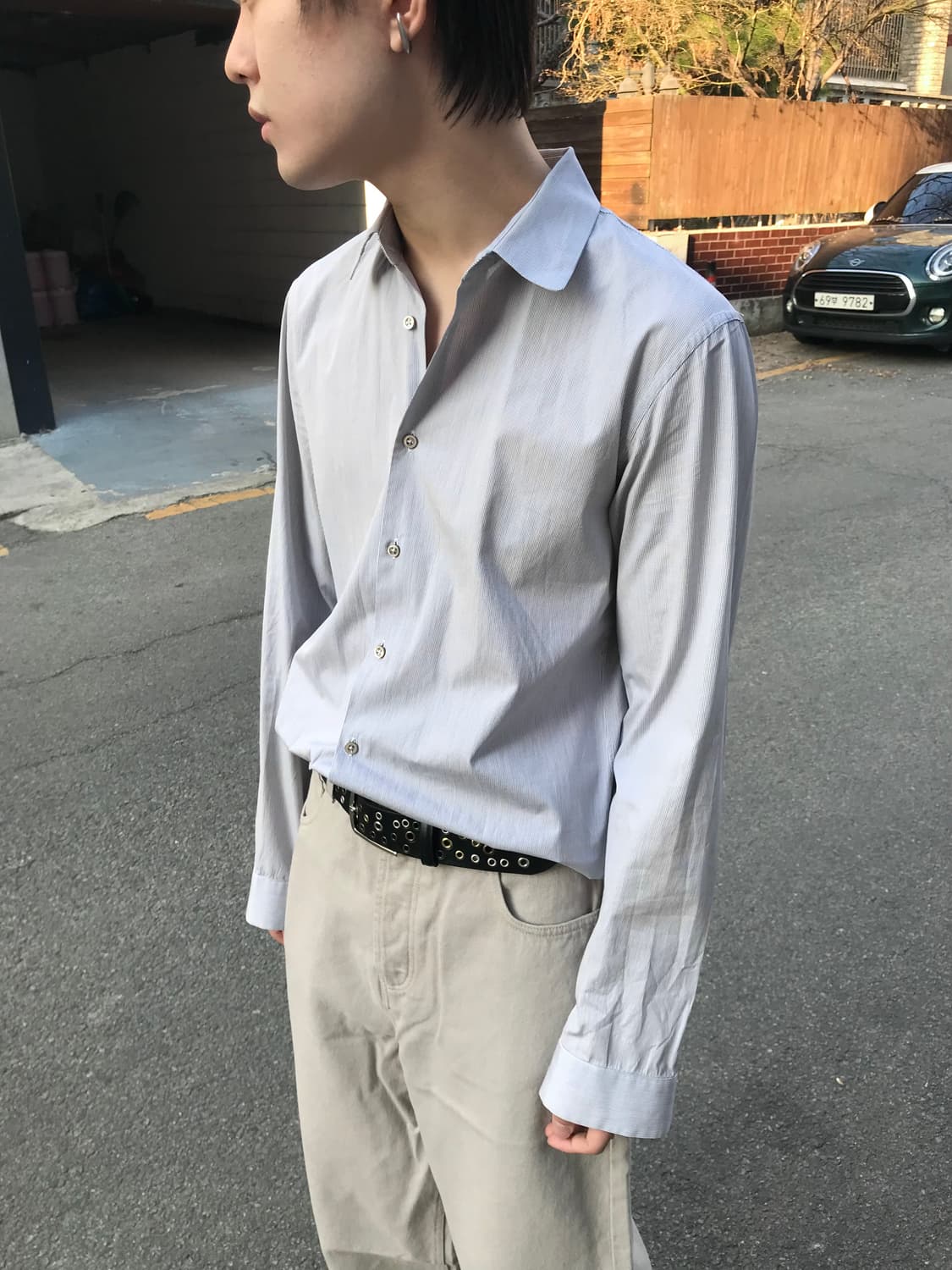 질샌더 by 라프시몬스 스트라이프 셔츠  상품이미지1