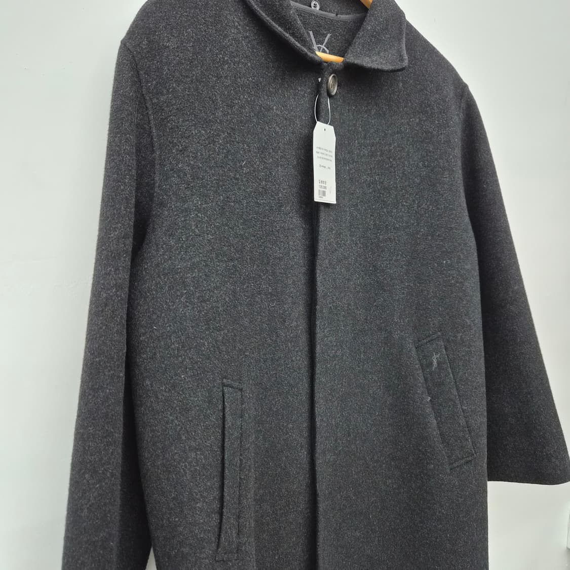 입생로랑 빈티지 루즈핏 울 코트 여성 M 상품이미지2