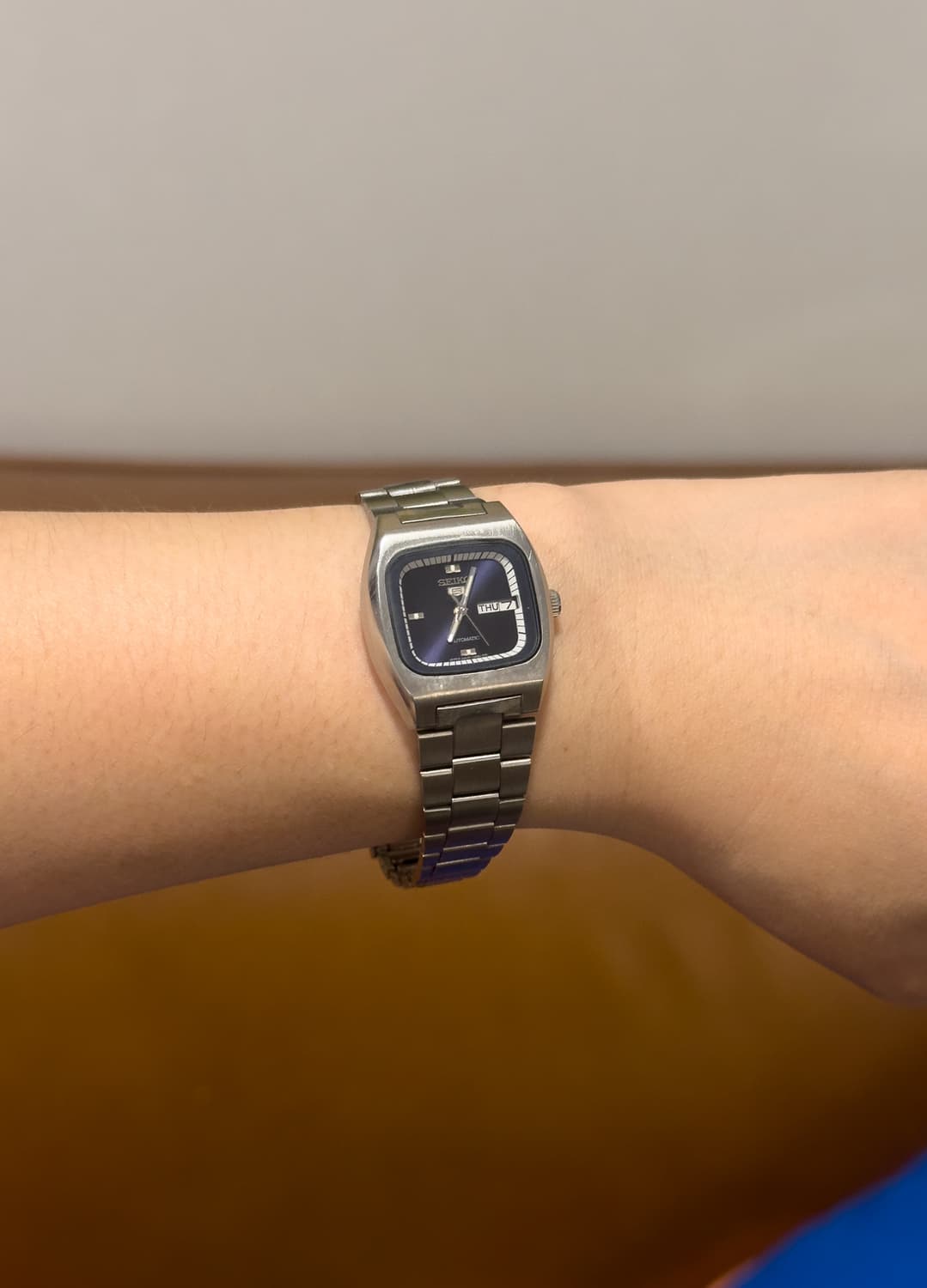 [초희귀] SEIKO 5 TV스크린 수동 Deep Navy Automat 상품이미지4