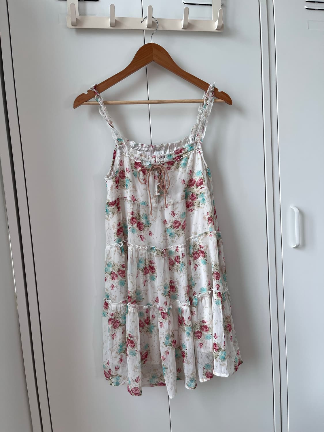  Olive fes olive 올리브데올리브 장미꽃 프릴 원피스 상품이미지3