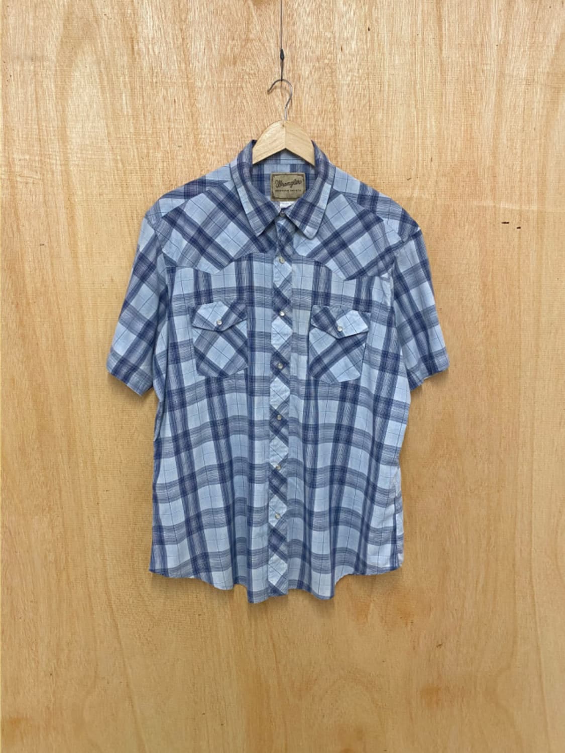 WRANGLER ombre western shirts 옴브레 체크 셔츠 상품이미지2