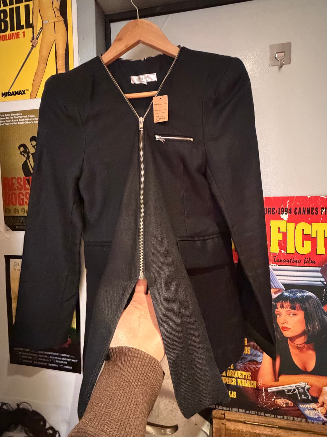 빈티지 지퍼 코팅자켓 상품이미지3