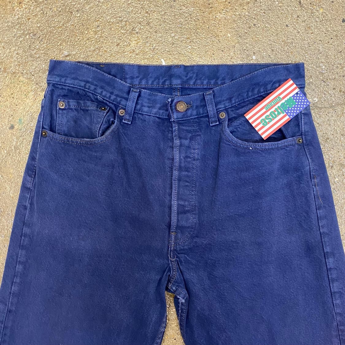 90’s Made in USA 리바이스 501 블루 데님 팬츠 상품이미지2