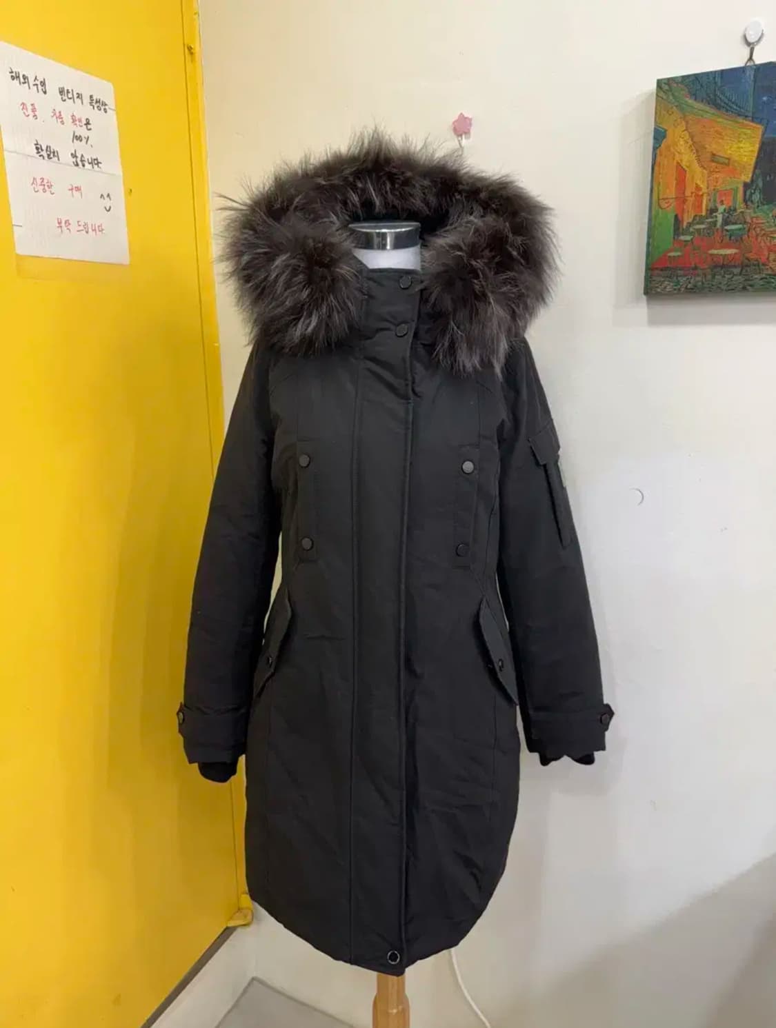 에고이스트 퍼후드 롱패딩 상품이미지2