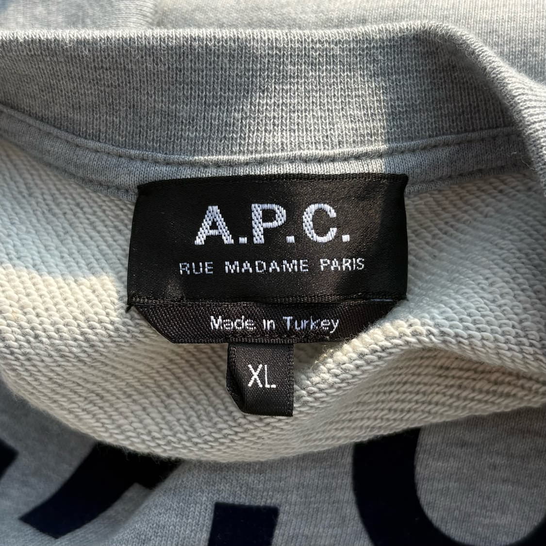A.P.C 아페쎄 스펠로고 스웻셔츠 상품이미지4