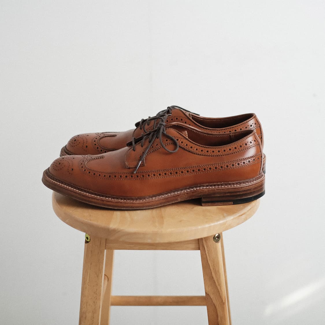 알든 97641 9D(270-275)사이즈 꼬냑 카프 윙팁 더비 상품이미지3