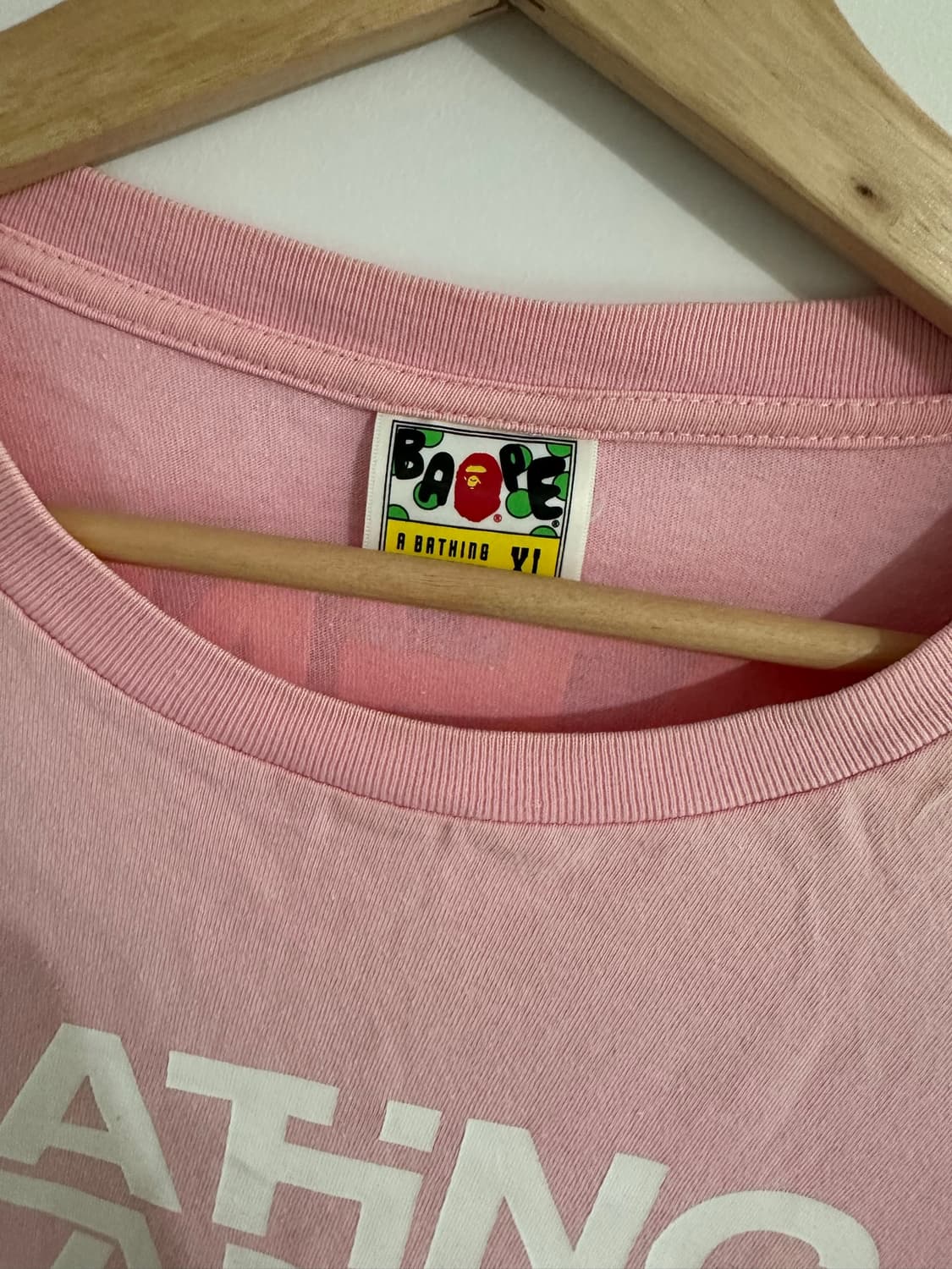Bape longsleeve (pink) 상품이미지3