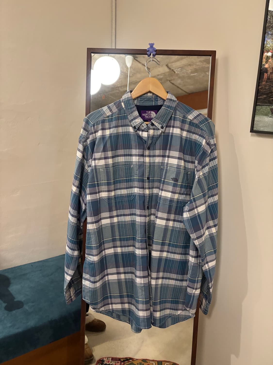 노스페이스 퍼플라벨 체크 워크셔츠 상품이미지1