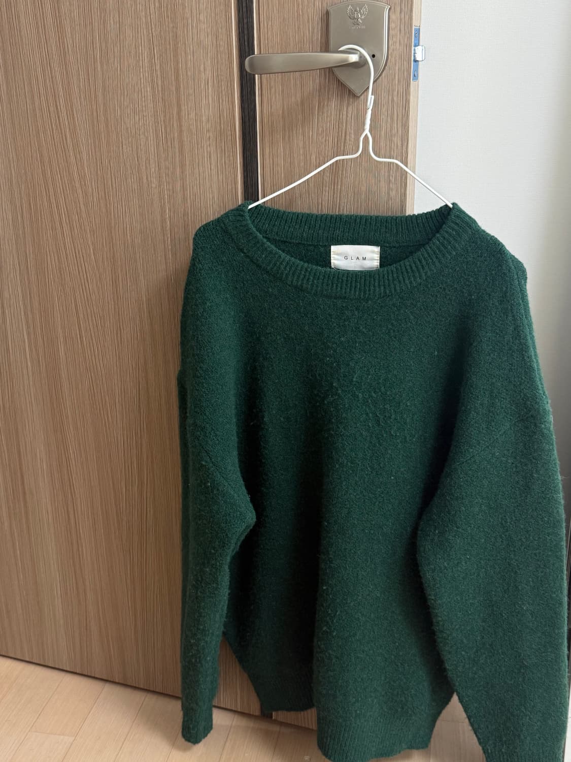 블랙업 (UNISEX) 렝컨 루즈핏 울 니트 상품이미지1