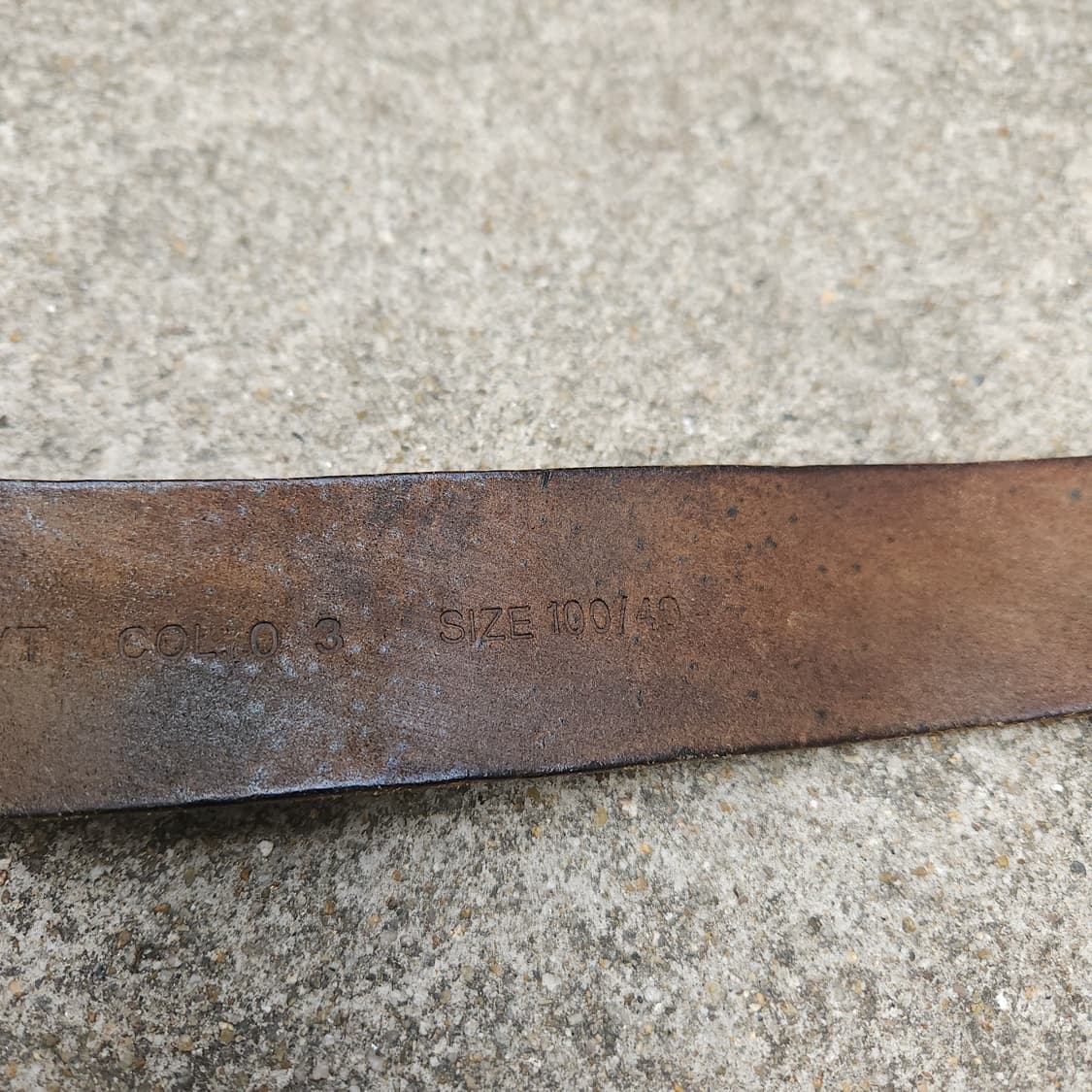 [OS] DIESEL 레더 벨트 상품이미지7