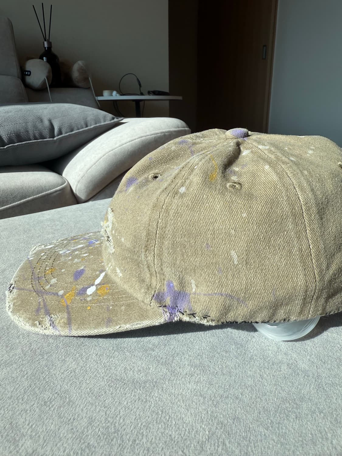 빈티지 디스트레스드 캡 상품이미지3