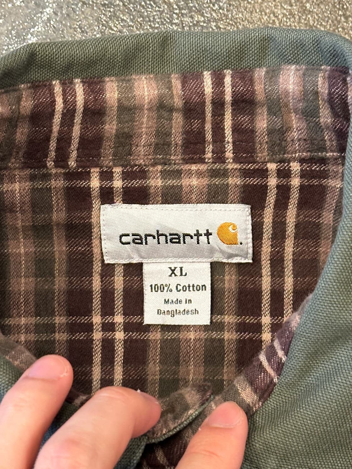 Carhartt AC/DC RockBand 칼하트 락밴드 워크 셔츠 XL 상품이미지6