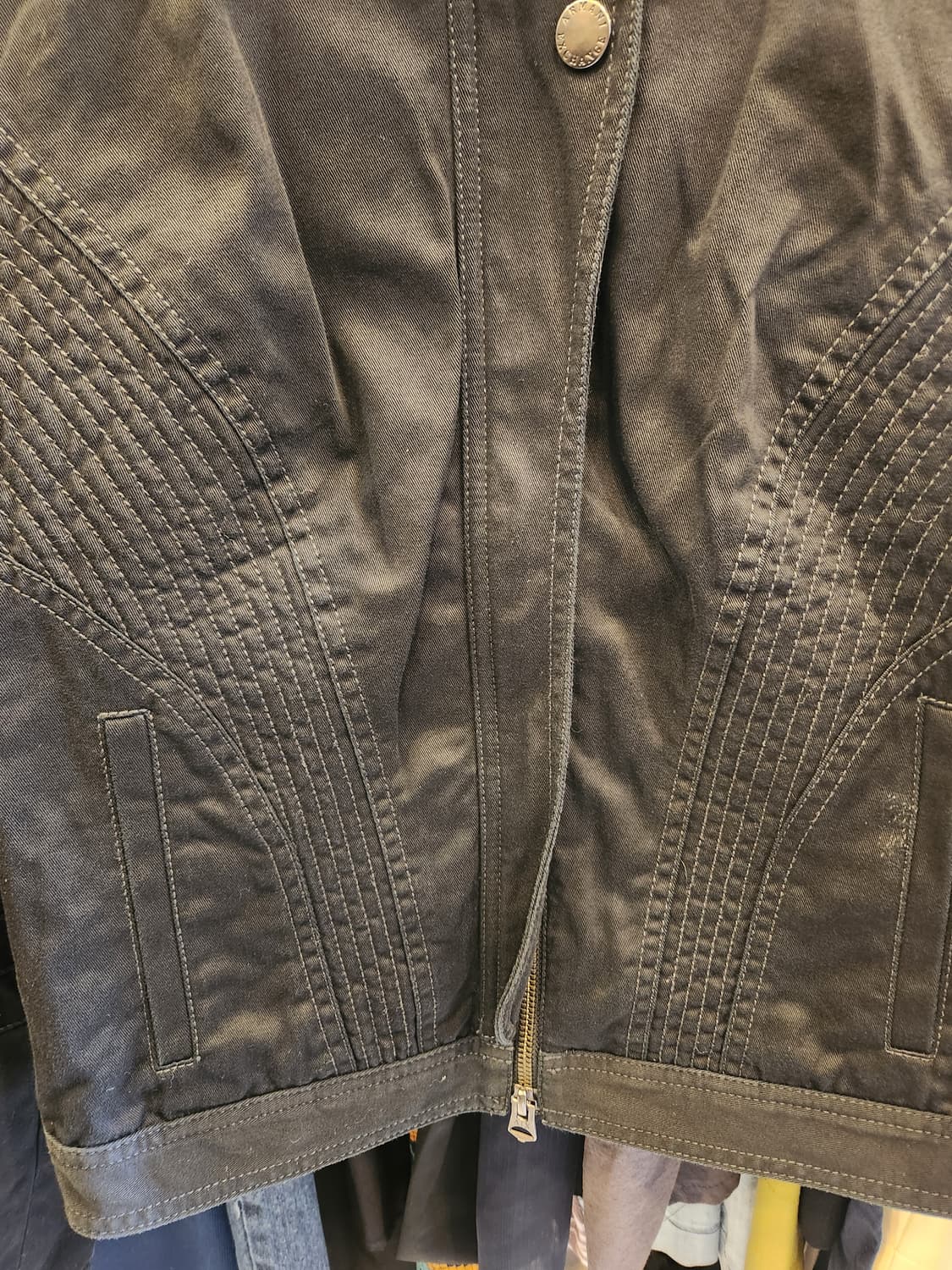 아르마니익스체인지 블랙 바이커자켓 상품이미지4