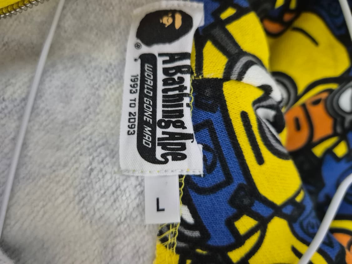 베이프 미니언즈 마일로 후드집업 상품이미지3