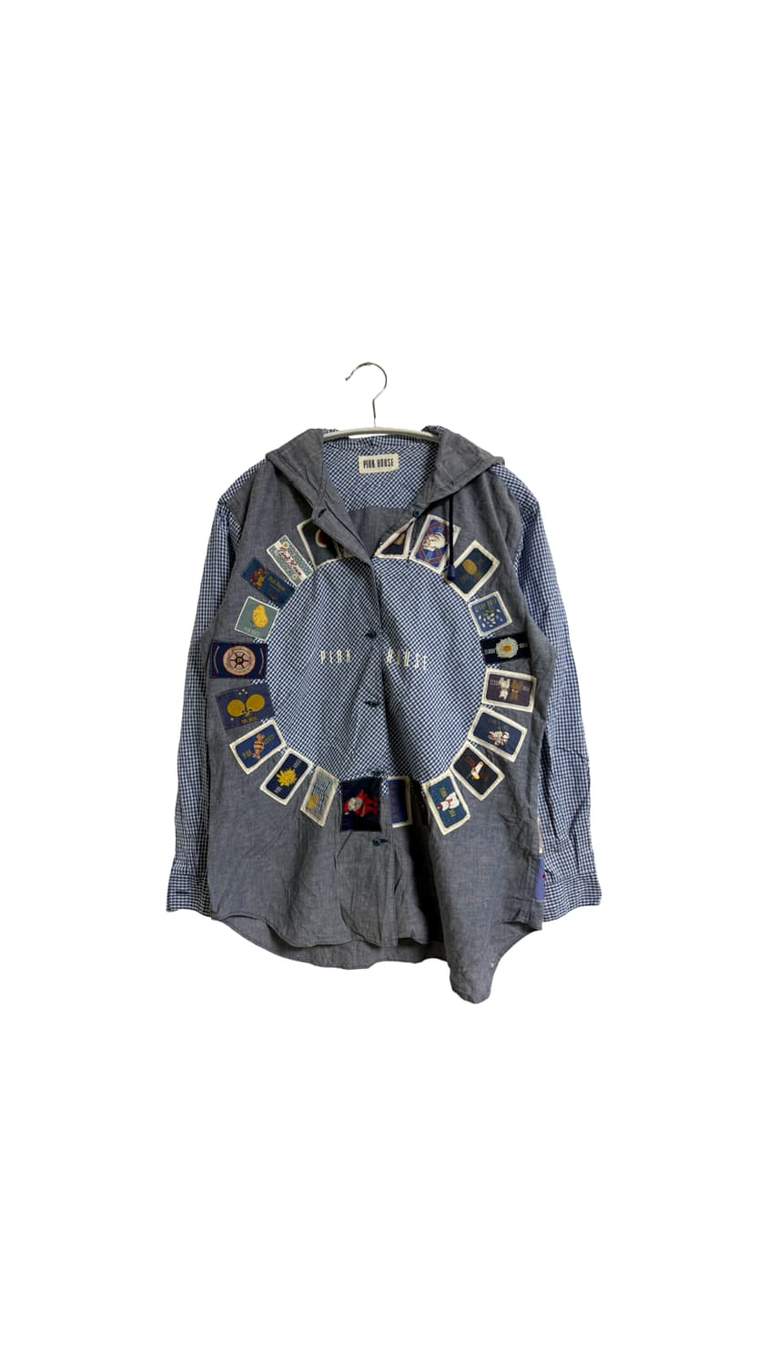 핑크 하우스 후드 자켓 상품이미지1